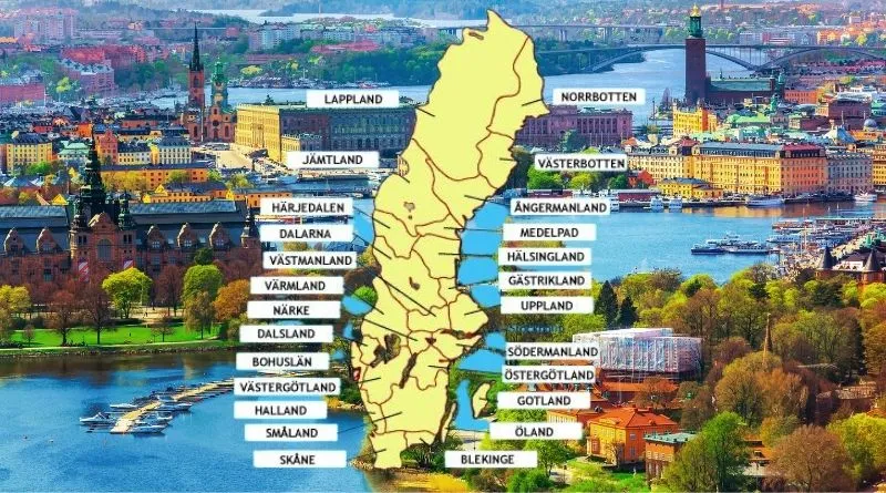 top 10 största landskap i sverige